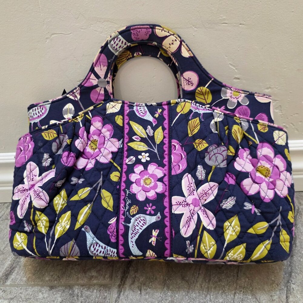 Vera Bradley Purse in Floral Nightingale- Retired pattern, VTG